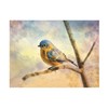 Trademark Fine Art Lois Bryan 'Eastern Bluebird On A Bluebird Day' Canvas Art, 18x24 LBR00411-C1824GG